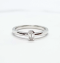Ring 18K  White gold with Baguette Diamond